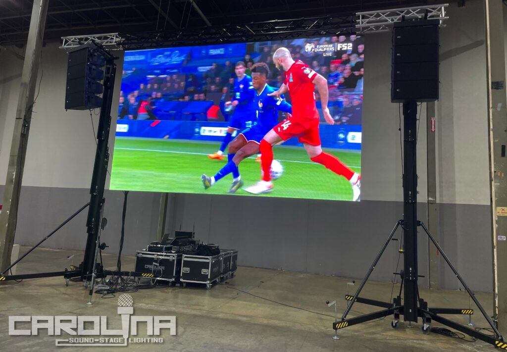 led video wall indoor outdoor carolina sound stage lighting rental event conference conventionproduction nc sc